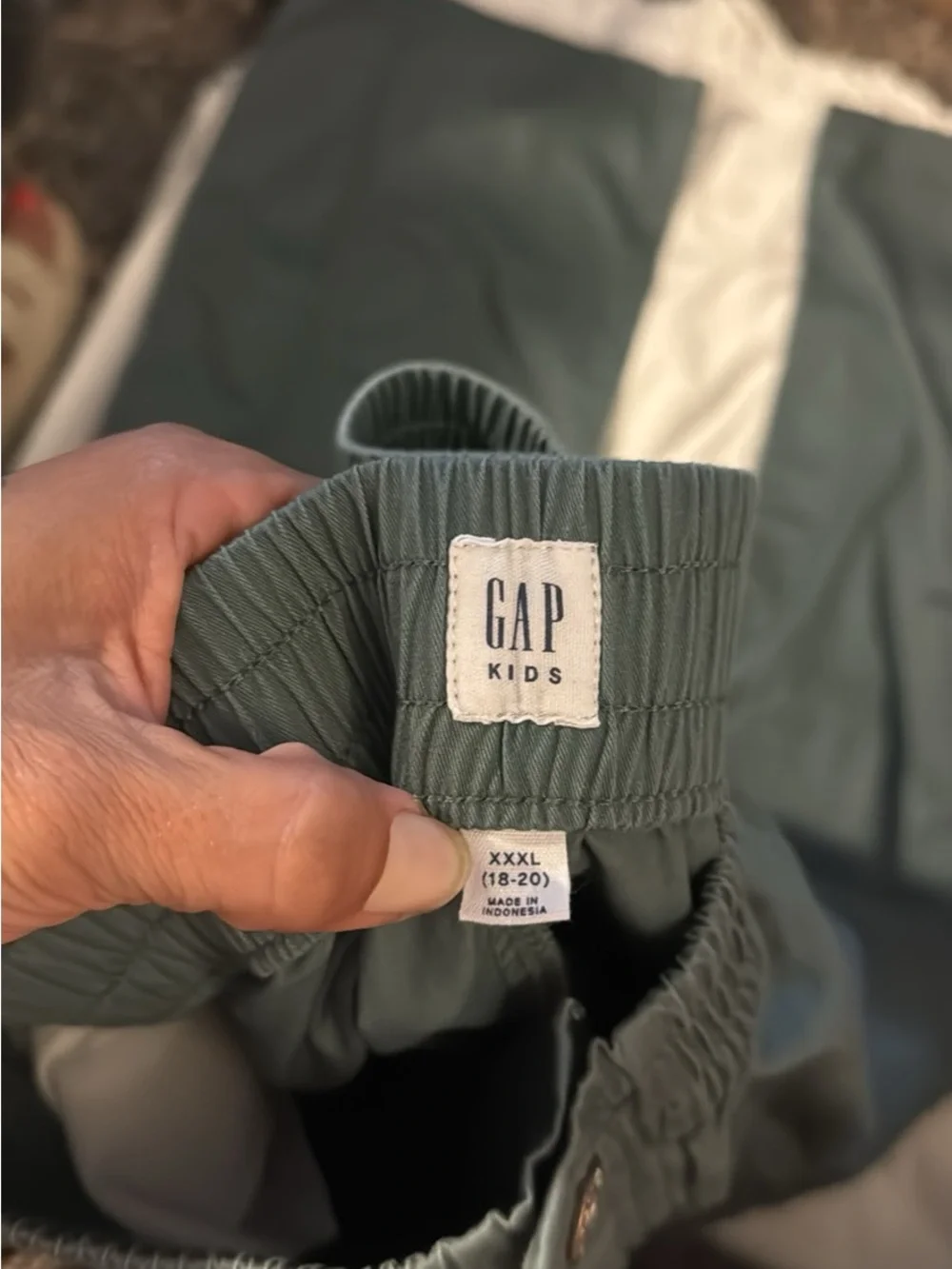 GAP Kids Elastic-Waist JoggersXxxl 18-20 in Sage Green#174